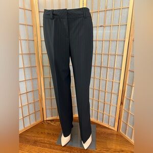 Alfani charcoal with maroon pinstripes slacks size 4